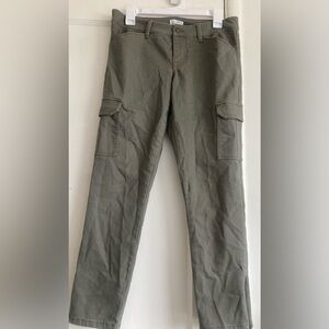 Market & Spruce Gray Cargo Pants Straight Leg